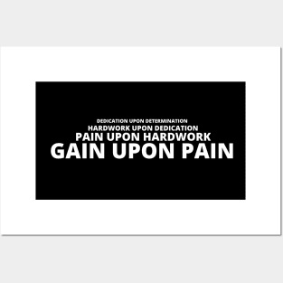 No Pain No Gain Posters and Art